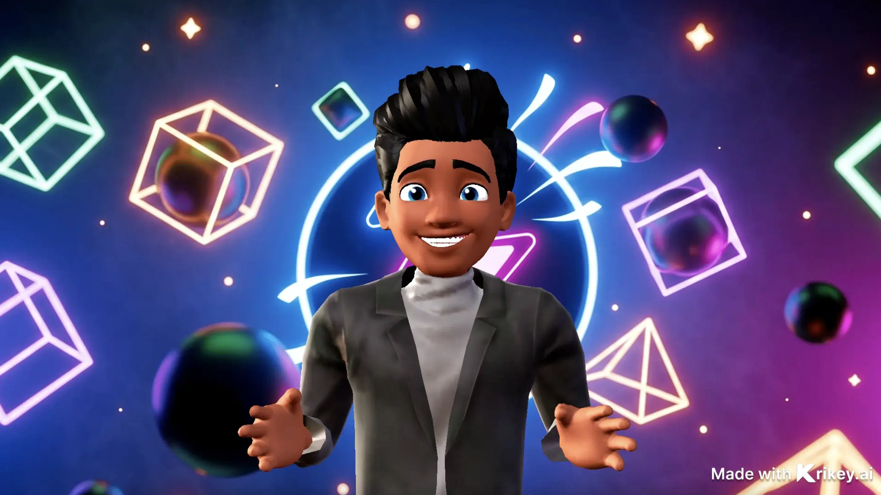 Animationsvorlage für Video-Editoren - Krikey AI